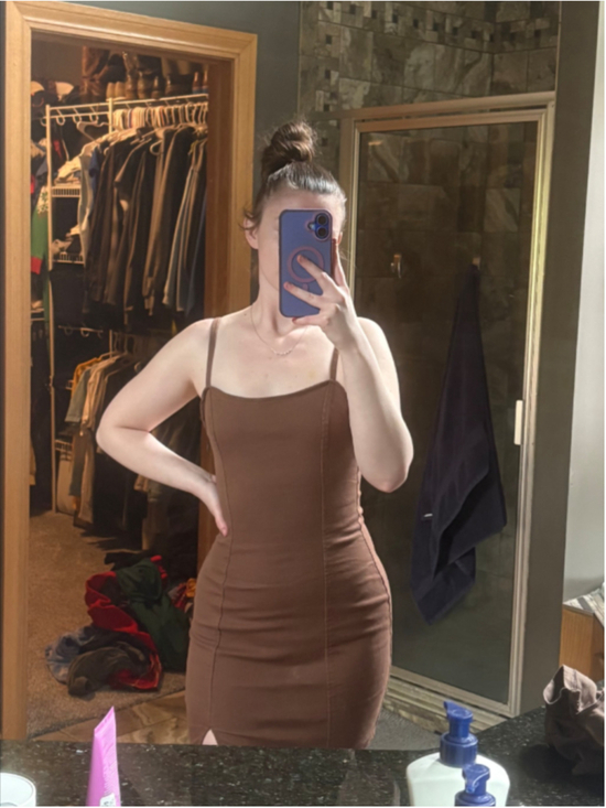 Divided Dresses & Skirts - Brown Mini Dress from H&M